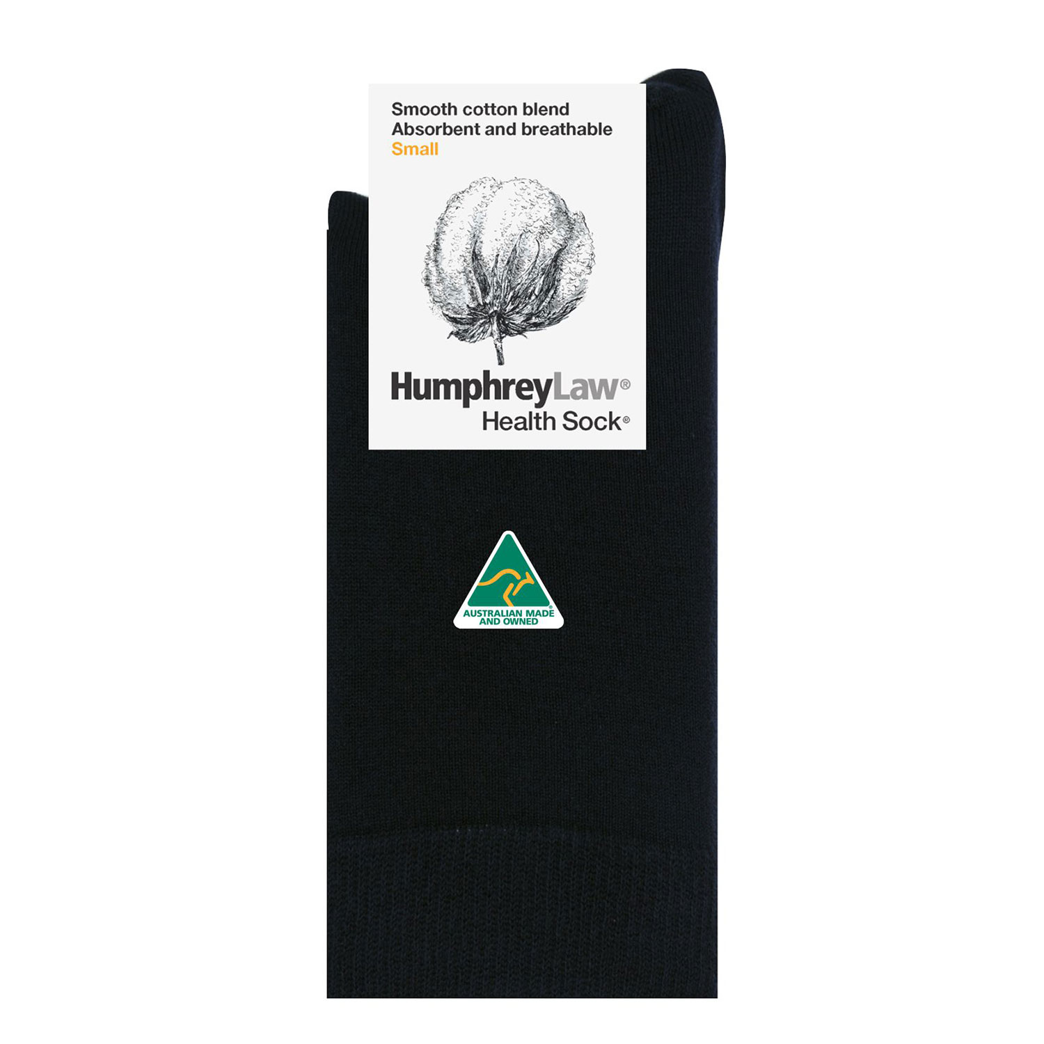 Humphrey Law Plain Knit Cotton Health Socks